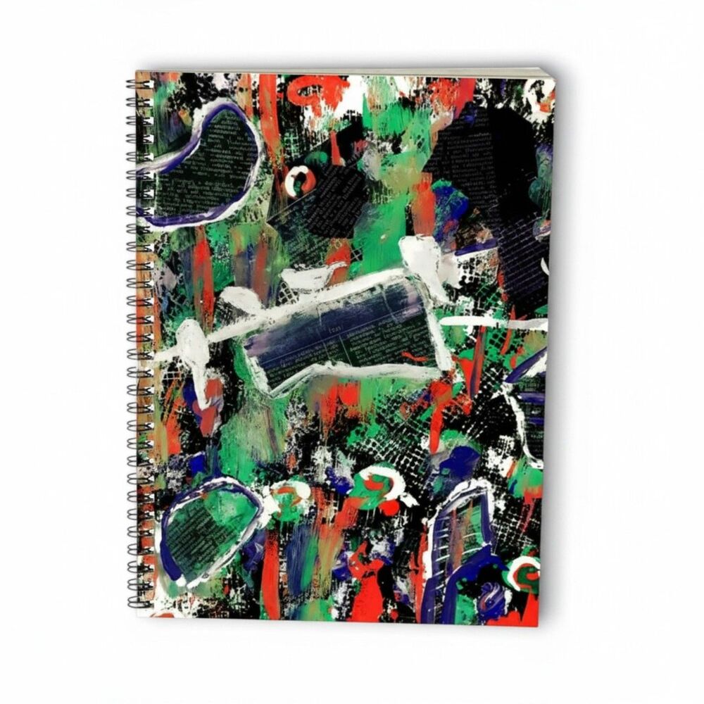 Abstract Expressionist Spiral Notebook • Art Print Cover • Preorder